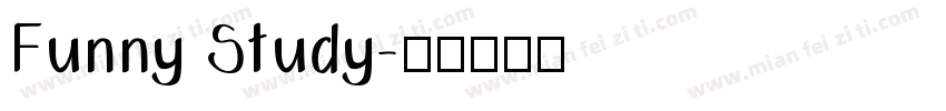 Funny Study字体转换
